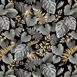 tropical dark leaves