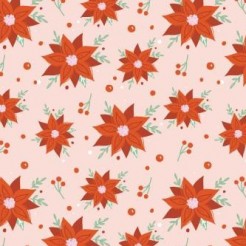 Pink base Christmas red