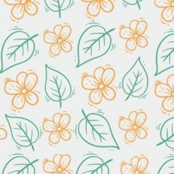 flowers and leaves